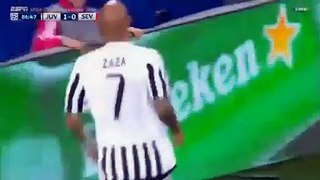 Juventus vs Sevilla Zaza Goal (87') 30.09.2015 (Champions League)