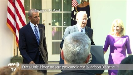 Etats-Unis: Joe Biden ne sera pas candidat à la Maison Blanche