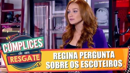 Regina pergunta sobre os escoteiros