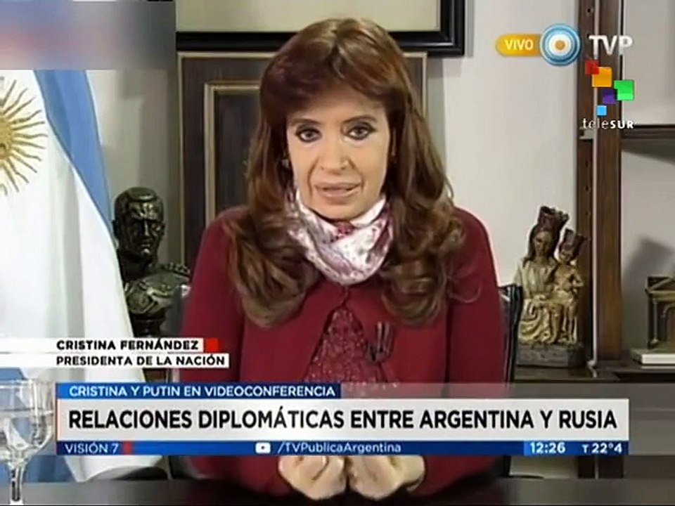 Argentina: Fernandez and Putin Discuss Relations