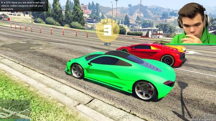Jelly IMPOSSIBLE DEAHTRUN! GTA 5 Funny Moments