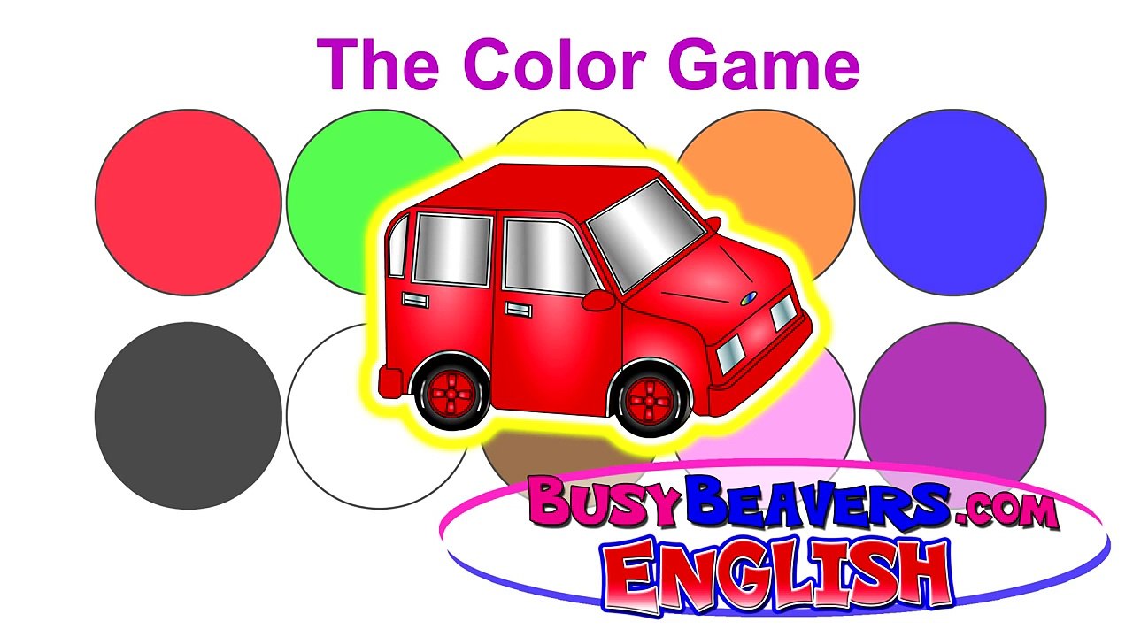 The Color Game Learn Colors, Teach Colours, Kids English Learning, ESL, EFL, Kindergarten