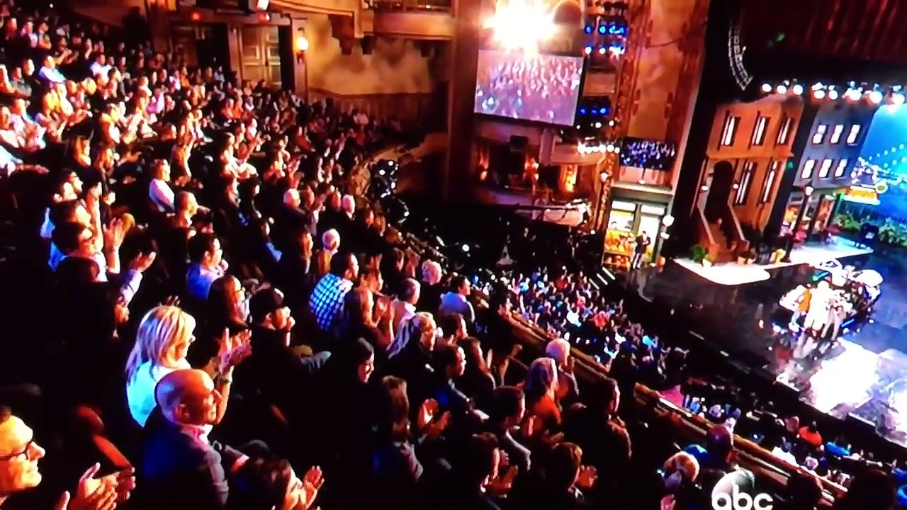 MICHAEL J FOX & CHRISTOPHER LLOYD MAKE APPEARANCE BACK TO THE FUTURE II 10/21/2015