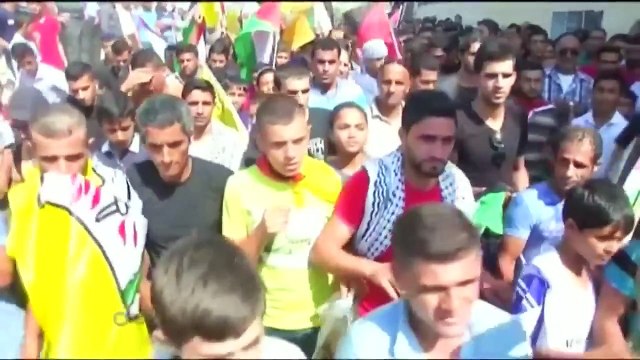 Palestinians hold funeral for attacker shot by Israeli soldiers