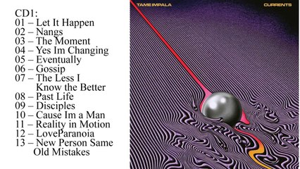 Tame Impala – Currents (2015) CD1