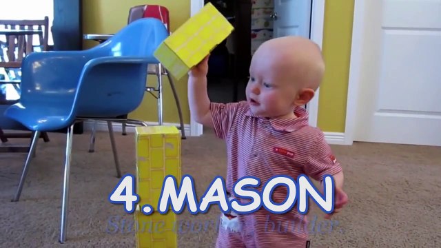 Most Popular Baby Names - Top 10 Boy Names 2014