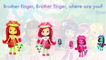 Strawberry Shortcake Finger Family Song Daddy Finger Nursery Rhymes Full animated cartoon
