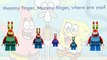 SpongeBob SquarePants Finger Family Song Daddy Finger Nursery Rhymes LEGO toys Full animat
