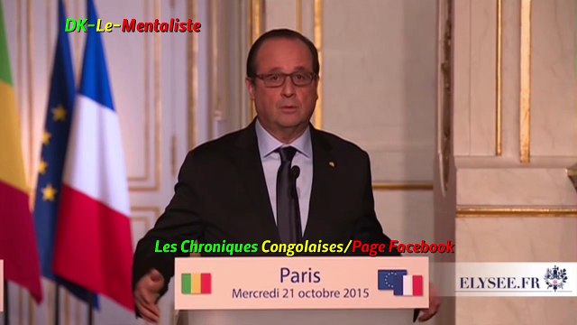 Réaction de François Hollande sur la crise référendaire au Congo-Brazzaville