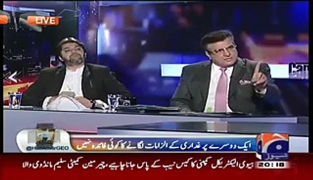 Hamid Mir Got Angry When Daniyal Aziz Said I Didnt Said Anything About PMLN In Old Clips - VideosMunch