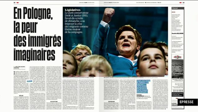 La Revue de Presse du 22 octobre 2015 par Hélène Jouan