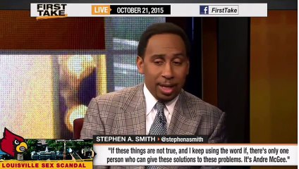 Rick Pitino Calls Out Andre McGee on Louisville's Sex Scandal - ESPN First Take