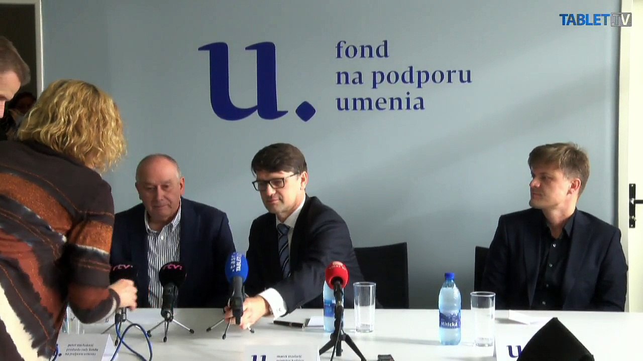 ZÁZNAM: Novovzniknutý Fond na podporu umenia za účasti Mareka Maďariča