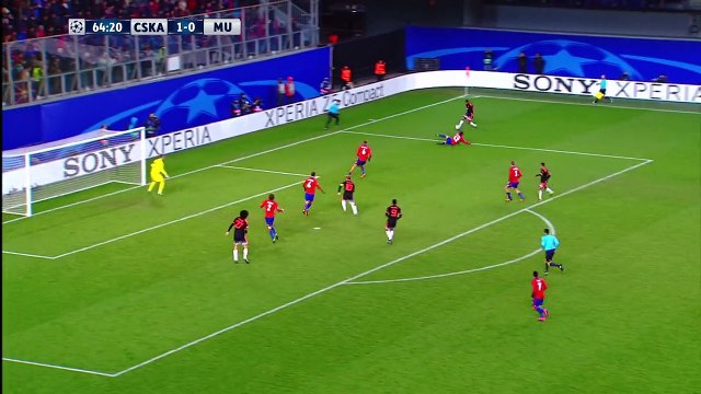 But Anthony Martial - CSKA Moscou VS Manchester United (21-10-2015)