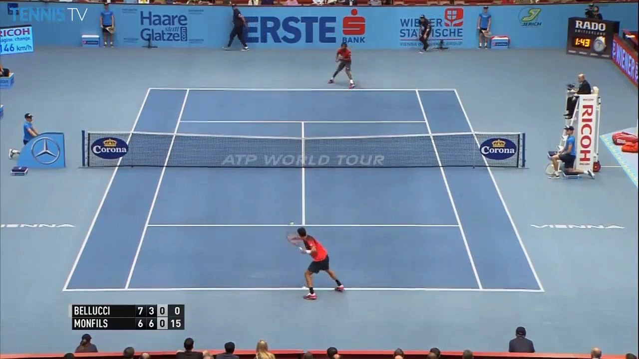 Monfils est de retour avec un coup incroyable - Tennis - Génie