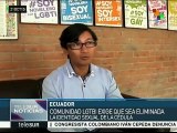 Ecuador: comunidad LGTBI pide que se elimine el sexo de la cédula