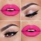 Winged Liner & Bold Pink Lips Makeup