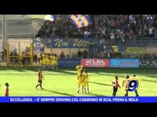 ECCELLENZA | E' sempre Gravina col Casarano in scia, frena il Mola