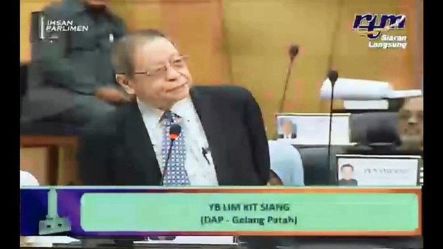 Lim Kit Siang: Saya Adalah Mangsa Terbaru Daripada Penyakit 1MDB