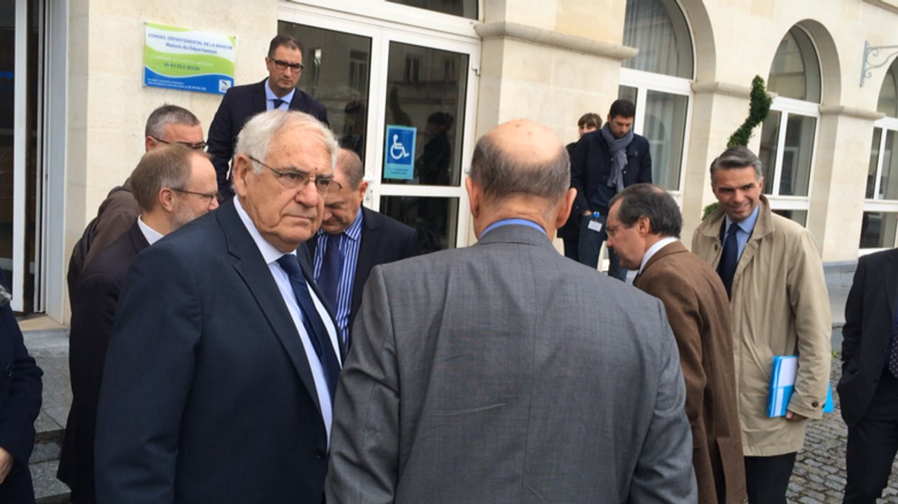 Alain Juppé au Conseil départemental de la Manche