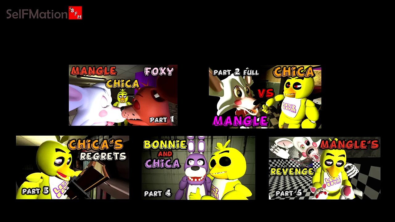 Five Nights at Freddys (part 6) Mangle on the Run[SFM FNAF][Story by: Tony Crynight]