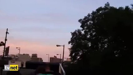 Devasa kuş sürüsünden gökyüzünde ilginç koreografi