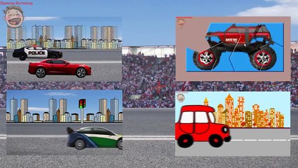 Learn Colors and Race Cars with Max, Bill and Pete the Truck - TOYS (Colors and Toys for T