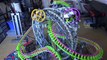 Impressive giant roller coaster made of K'nex - Clockwork - Knex Roller Coaster