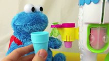 Cookie Monster Eats Play Doh Ice Cream Count N Crunch Cookie Monster Eats Ice Cream Cone M