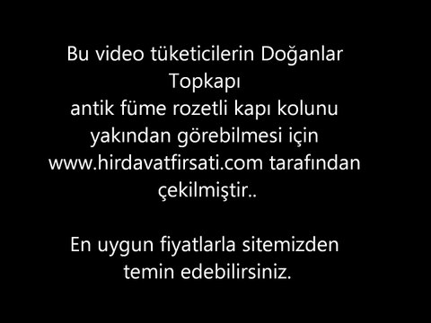 Doğanlar topkapı antik füme rozetli oda kapı kolu, eskitme rozetli kolları görüntüleri. ( hirdavatfirsati.com)