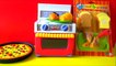 Toy Velcro Cutting Food PlayDoh Oven Cooking Baking Pizza Bread Criossant Toy Set Unboxing
