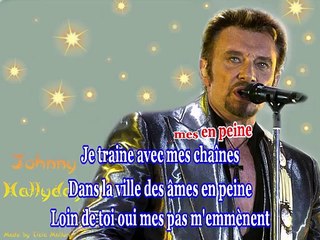 Johnny Hallyday  Dans la ville des âmes en peine