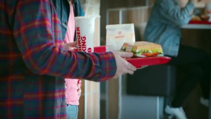 Pub BURGER KING - Hovertray  le plateau du futur