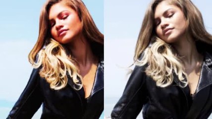 Zendaya reprende una revista por modificar fotos de ella