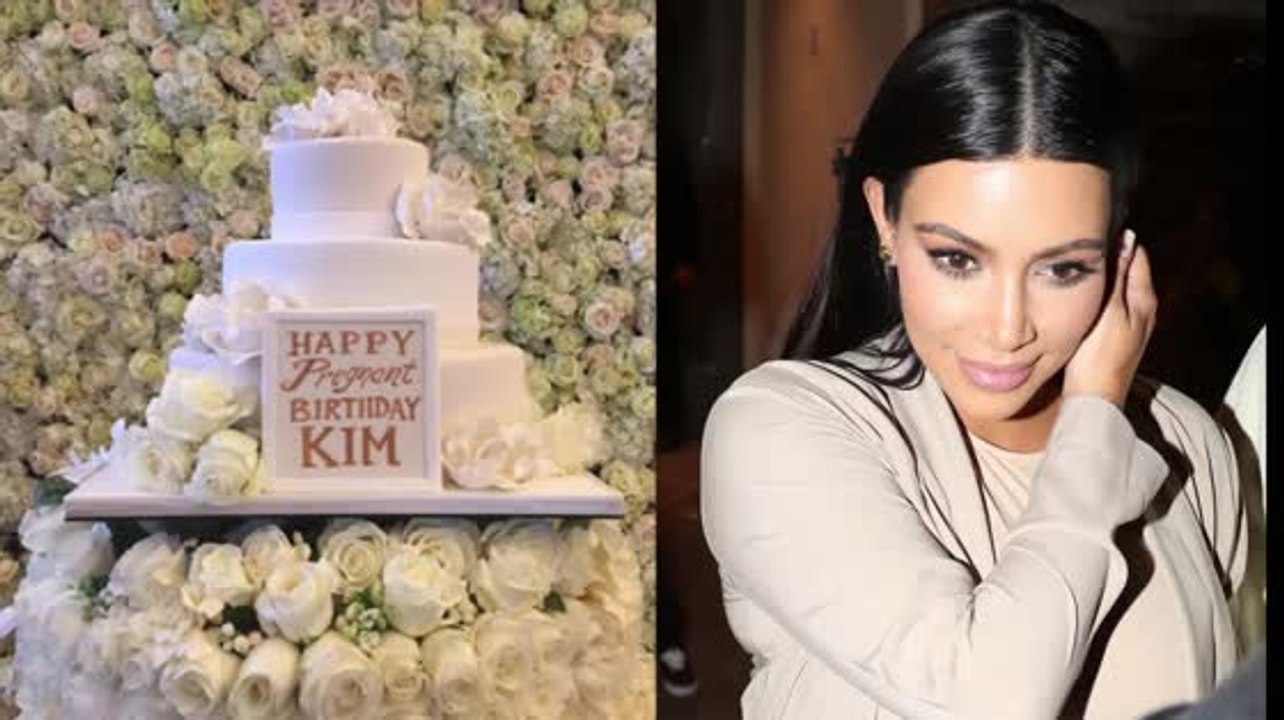 Kim Kardashian Enjoys Surprise 35th Pregnant Birthday Party