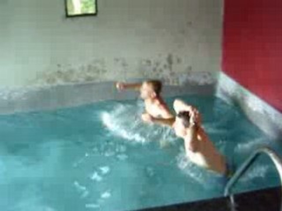 Course dans l'eau