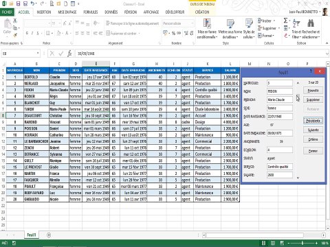Excel - Comment utiliser l'outil Formulaire