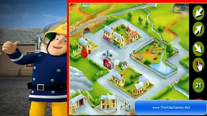 Fireman sam English Pontypandy's Burning Down Game Full Episode