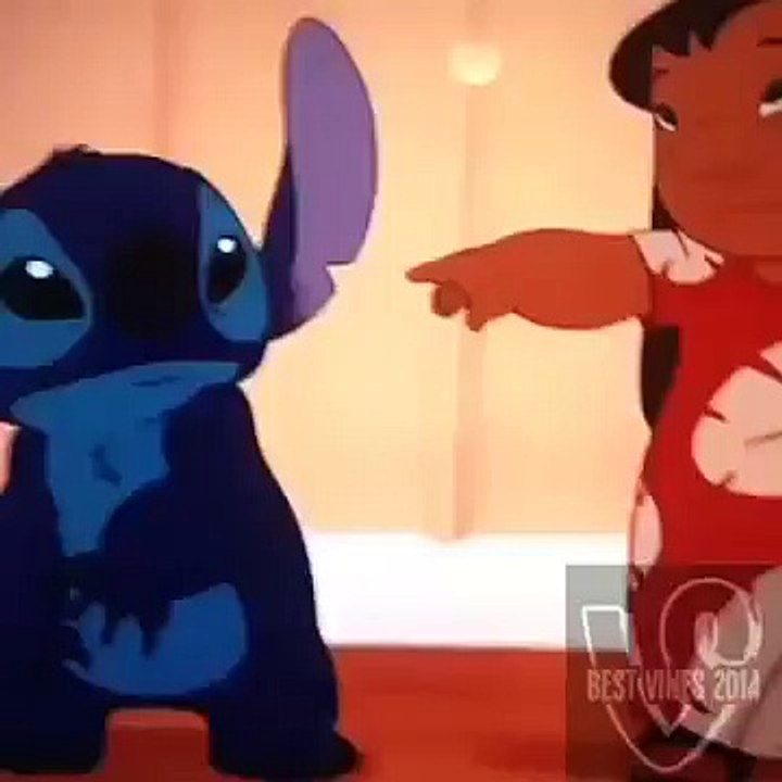 LILO and snitch she touching me