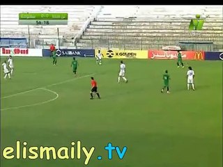 هدف فوز سموحه فى شباك غزل المحله