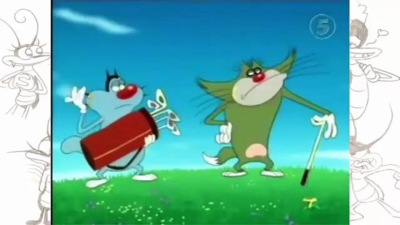 Oggy 2015 ♥ Oggy And The Cockroaches In Hindi New Episodes 2015♥ ♥Golf
