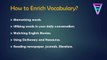 Tips to Memorize vocabulary