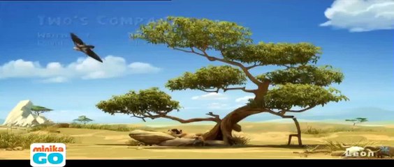 Léon (t)erreur de la savane Bataille avec laigle Çizgi film