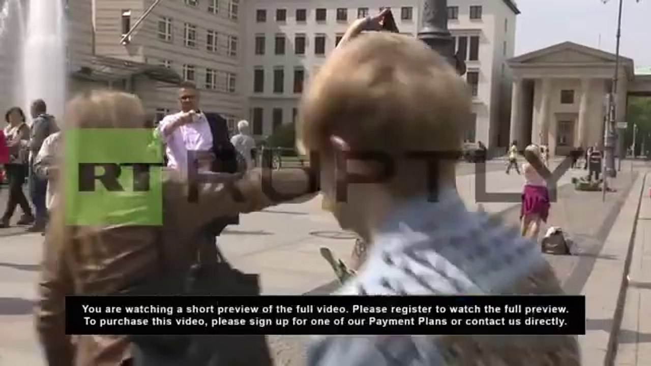 Germany_ Near naked model backs German Eurovision entry