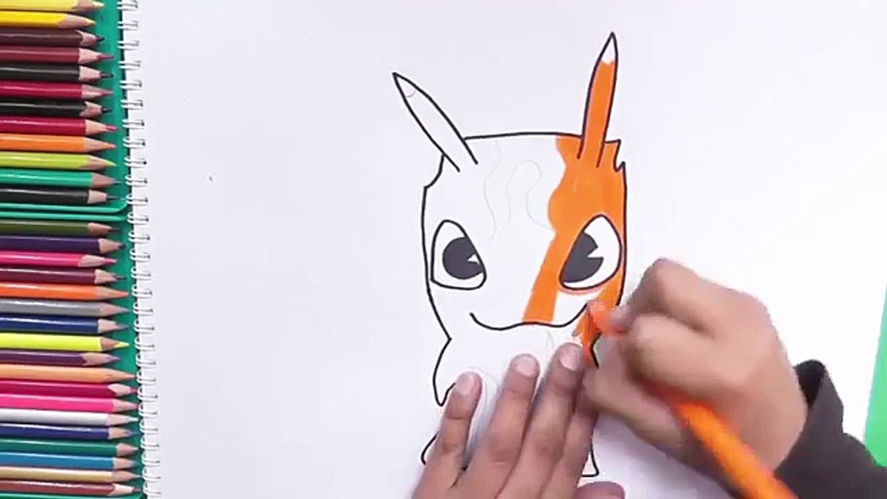 Dibujando y coloreando a Infierno Burpy (Bajoterra) Drawing and coloring to Hell