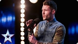 Calum Scott sings dancing on my own Audition Week 1 BGT 2015 ONLY SOUND