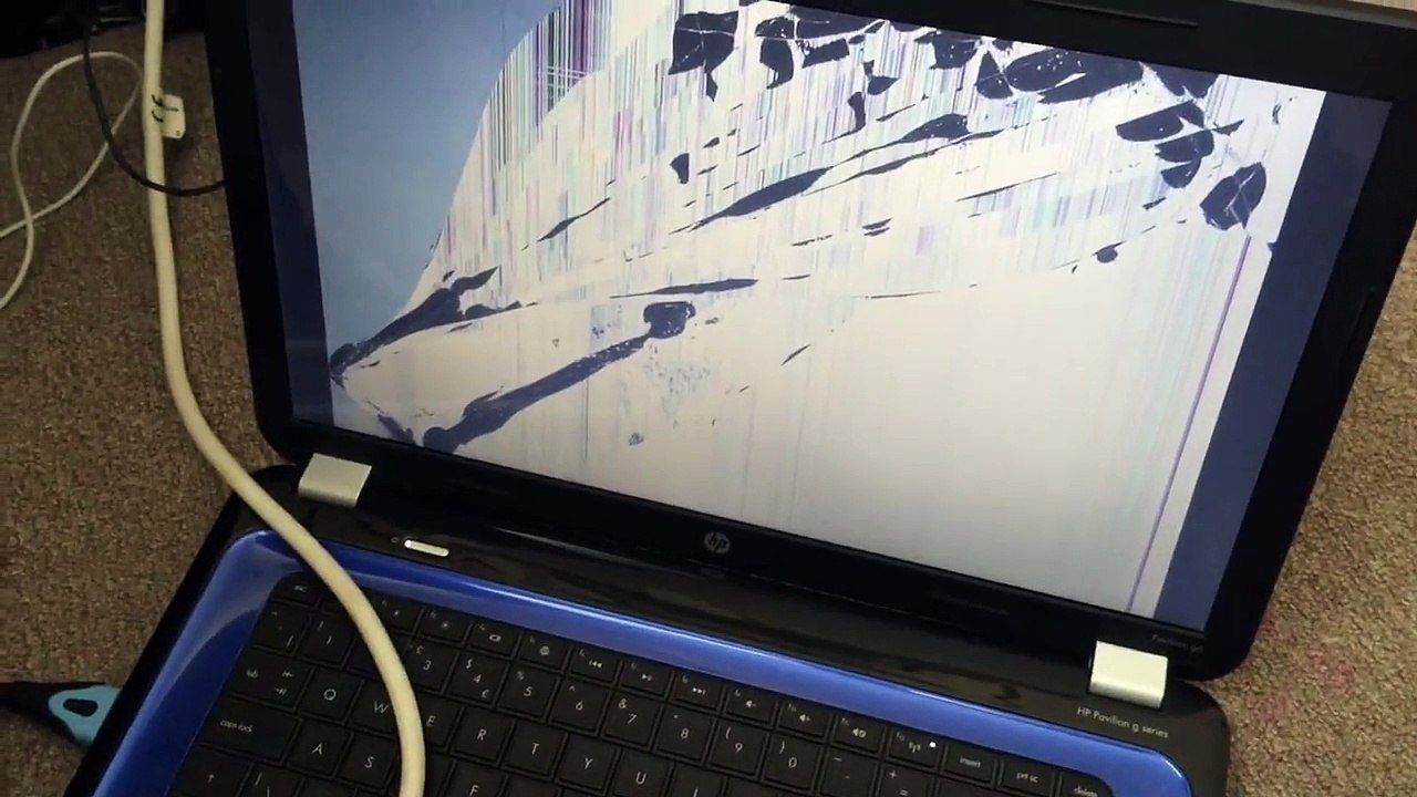Smashed TV Prank