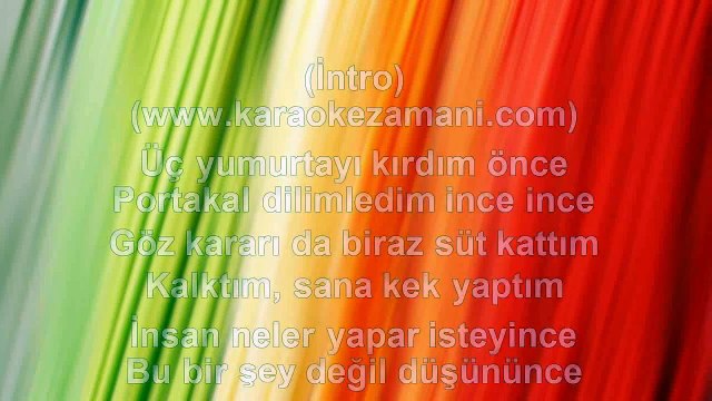 Nil Karaibrahimgil - Kek - 2002 TÜRKÇE KARAOKE