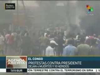 Congo: policía reprime manifestación, hay 4 muertos y 10 heridos