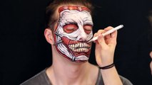 The Joker Makeup by Jody Steel The New 52 Batman Timelapse Drawing